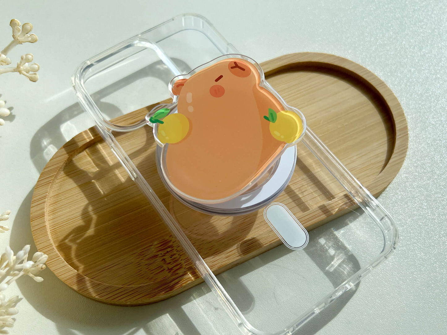 Yuzu Capybara Magnetic Phone Grip