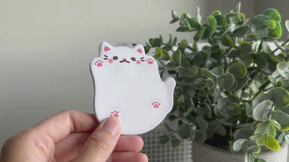 Playful Kitty Die-Cut Sticky Notes