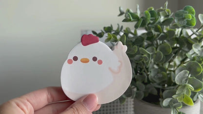 Chicken Die-Cut Sticky Notes