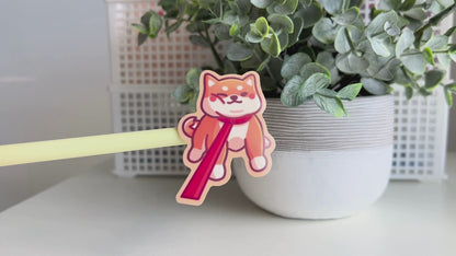 Stubborn Shiba Sticker