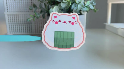 Cat Onigiri Sticker