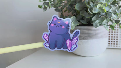 Cat Crystals Sticker