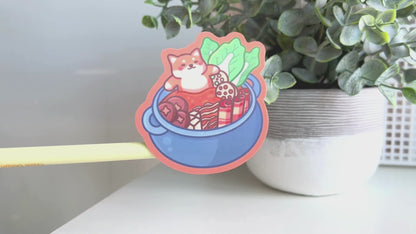 Hotpot Shiba Sticker