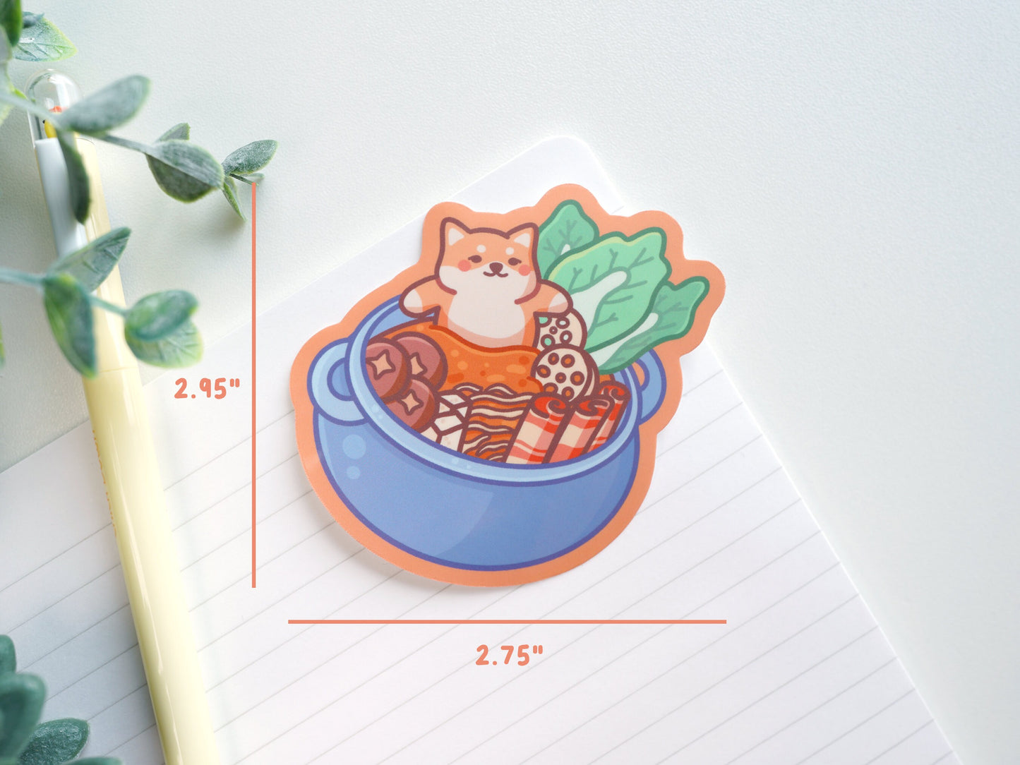 Hotpot Shiba Sticker