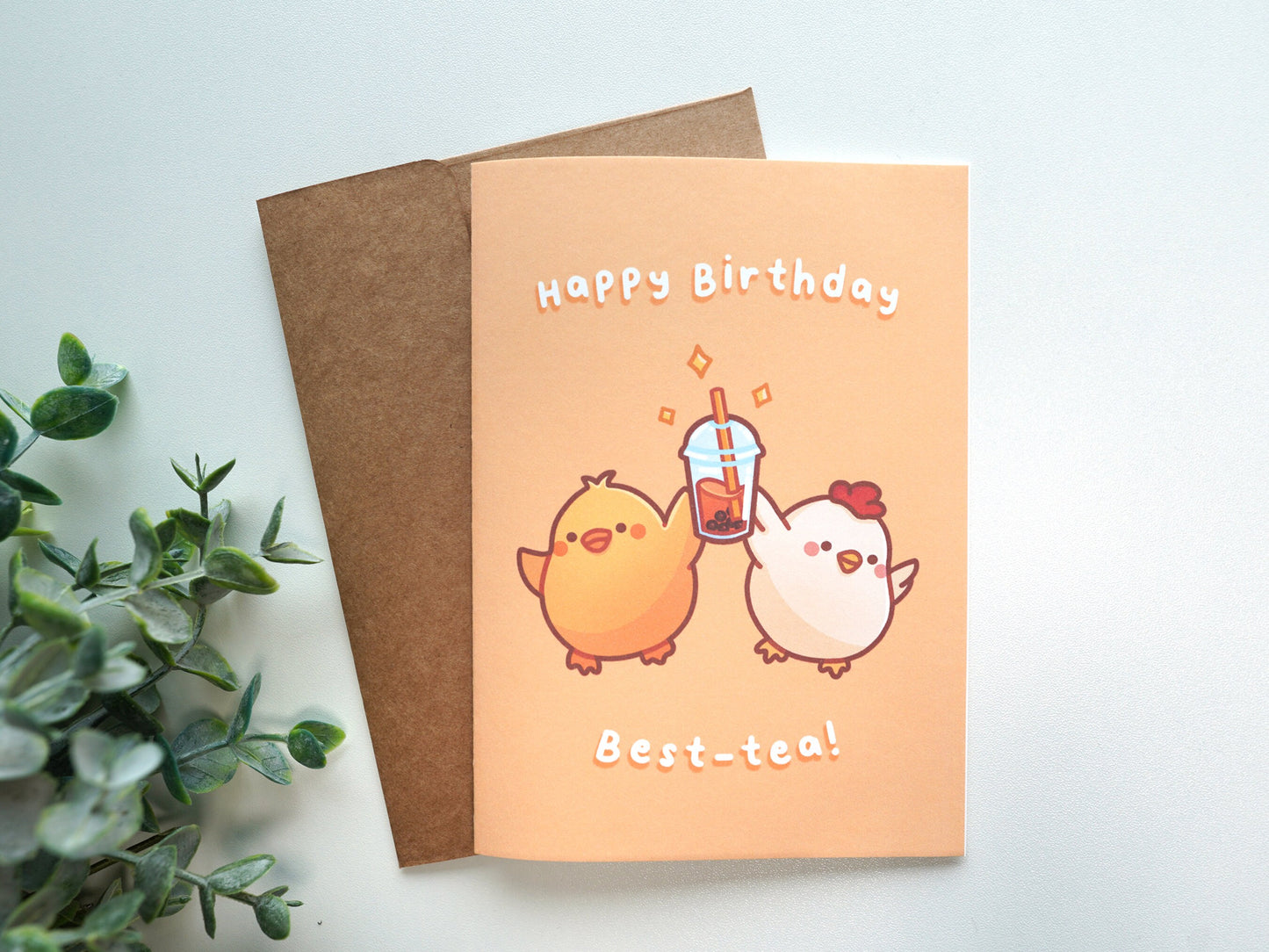 Happy Birthday Best-tea Greeting Card