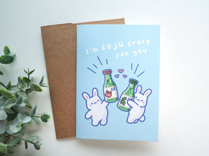 I'm Soju Crazy For You Greeting Card