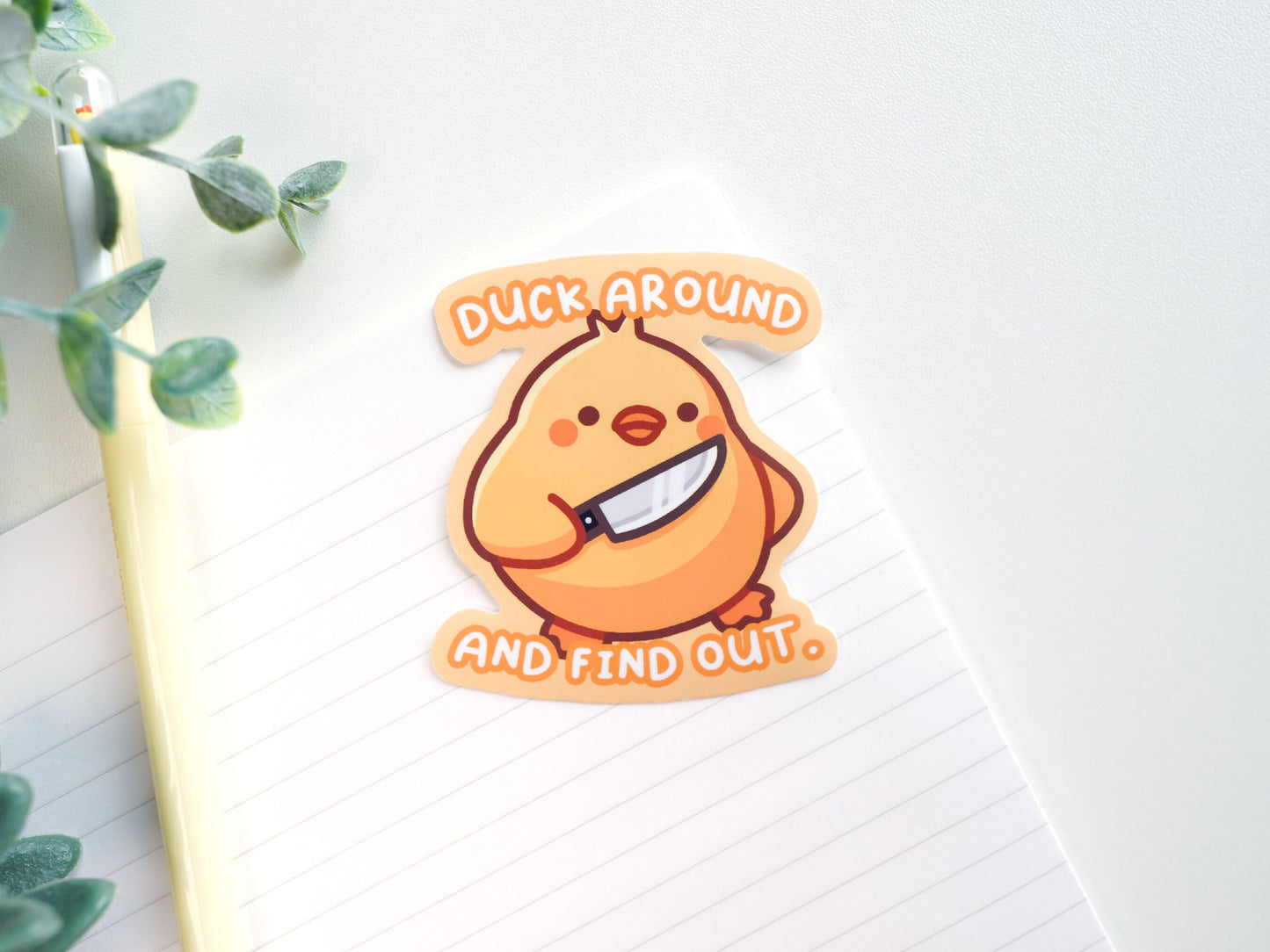 Duck Around And Find Out Sticker