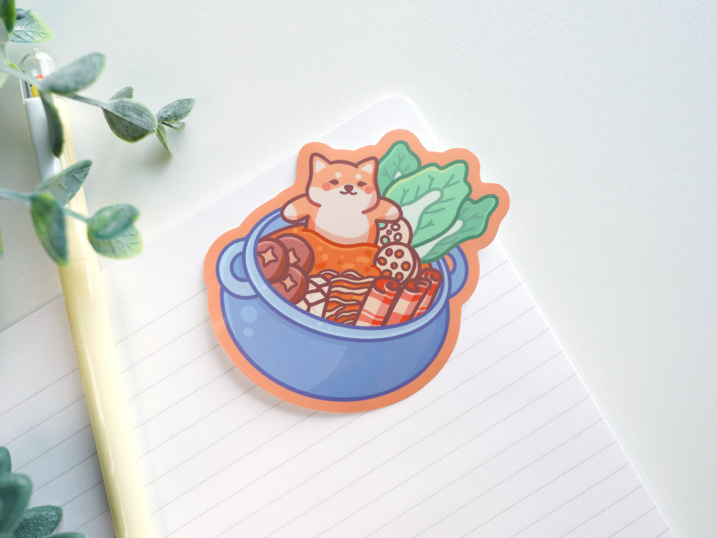 Hotpot Shiba Sticker